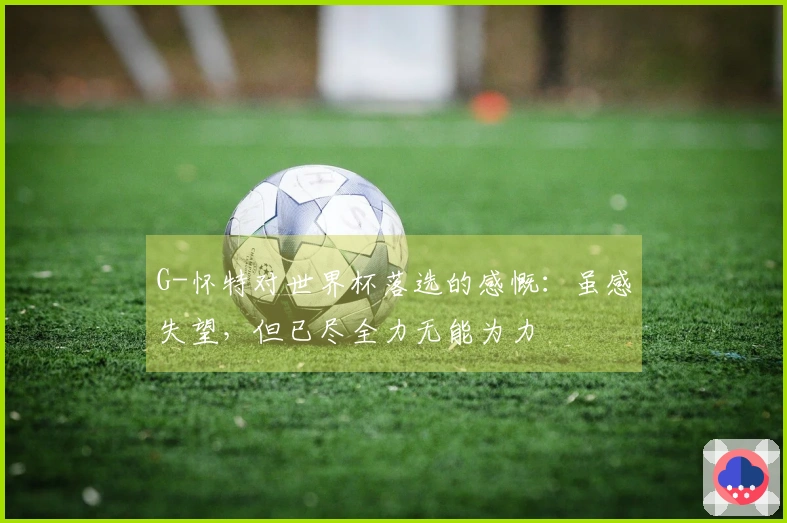 G-怀特对世界杯落选的感慨：虽感失望，但已尽全力无能为力